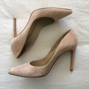 Stuart Weitzman Curvia Suede Pumps Size 8.5.